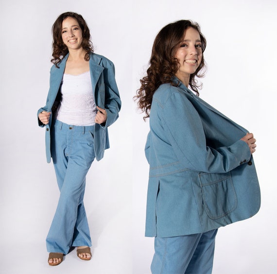 Vintage 1970s Levi's Denim Suit - Leisure Suit Dis