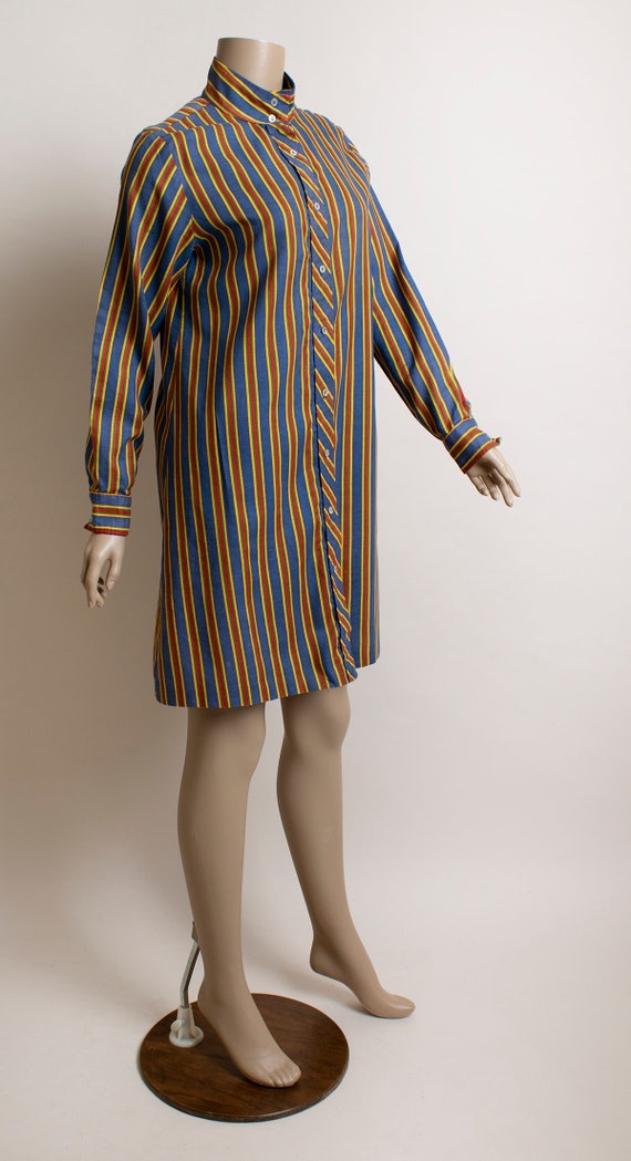 Vintage 1960s Joseph Magnin Shirtdress - Oversize… - image 2