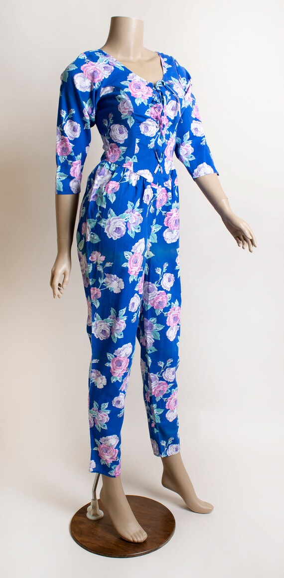 Vintage Floral Jumpsuit