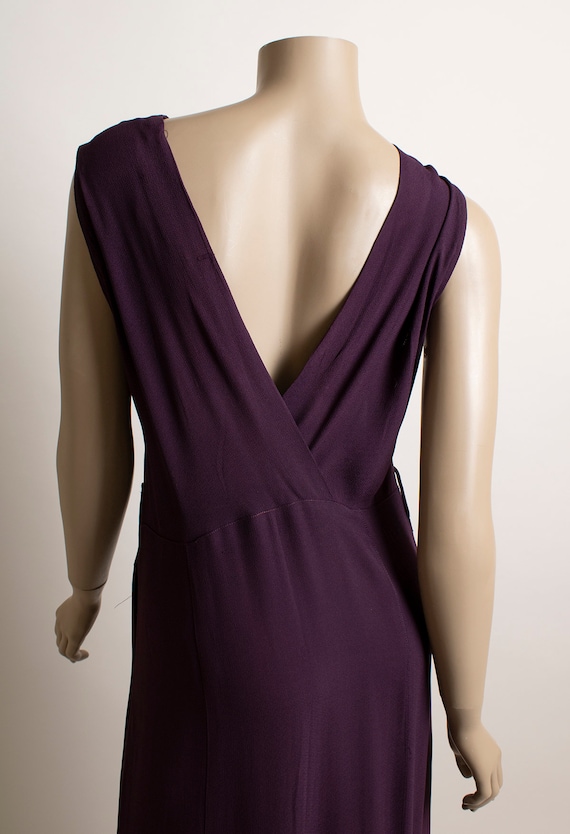 Stunning 1930s Part Transparent Art Deco Pattern Cut Velvet Dress & Matching Jacket