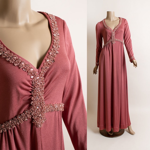 Mauve Maxi Dress - Etsy