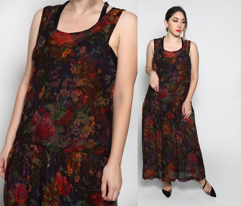 1920s style maxi dress