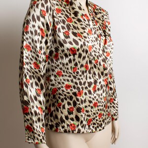 vintage-leopard-print-rose-blouse-pleated-v-neck-long-sleeve-red