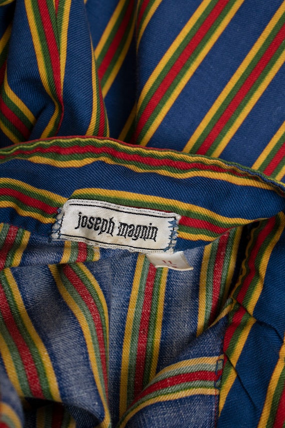 Vintage 1960s Joseph Magnin Shirtdress - Oversize… - image 8
