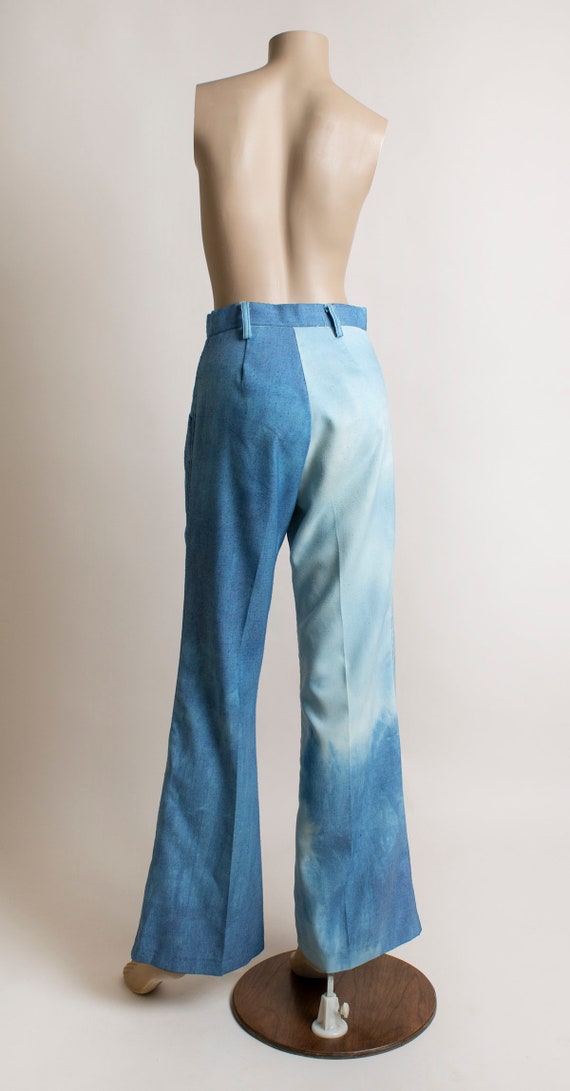 Vintage 1970s Jacket & Flare Pants Set - Blue Sky… - image 9