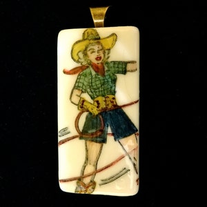 Cowgirl Pendant image 1