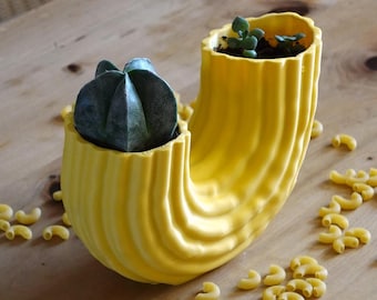 Macaroni Planter, Funny Pot, Custom Size & Color