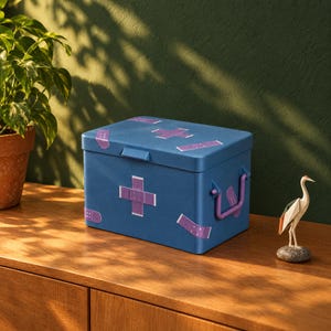 Modulare Sortierbox mit herausnehmbaren Fächern, Stapelbarer Kleinteile Organizer für Werkstatt, Basteln und Büro, Ordnungssystem