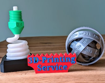 Serviço de impressão 3D personalizado: design personalizado, ABS PLA PETG