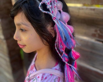 Custom mini rave braids