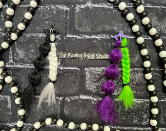 beetlejuice short mini barrettes