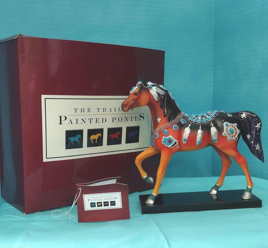 Trail of Painted Ponies NATIVE JEWEL PONY. 1E 0422. Retired. Free