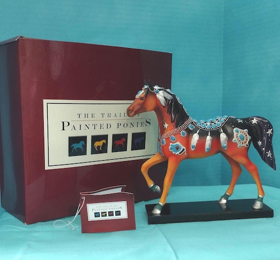 Trail of Painted Ponies NATIVE JEWEL PONY. 1E 0422. Retired. Free