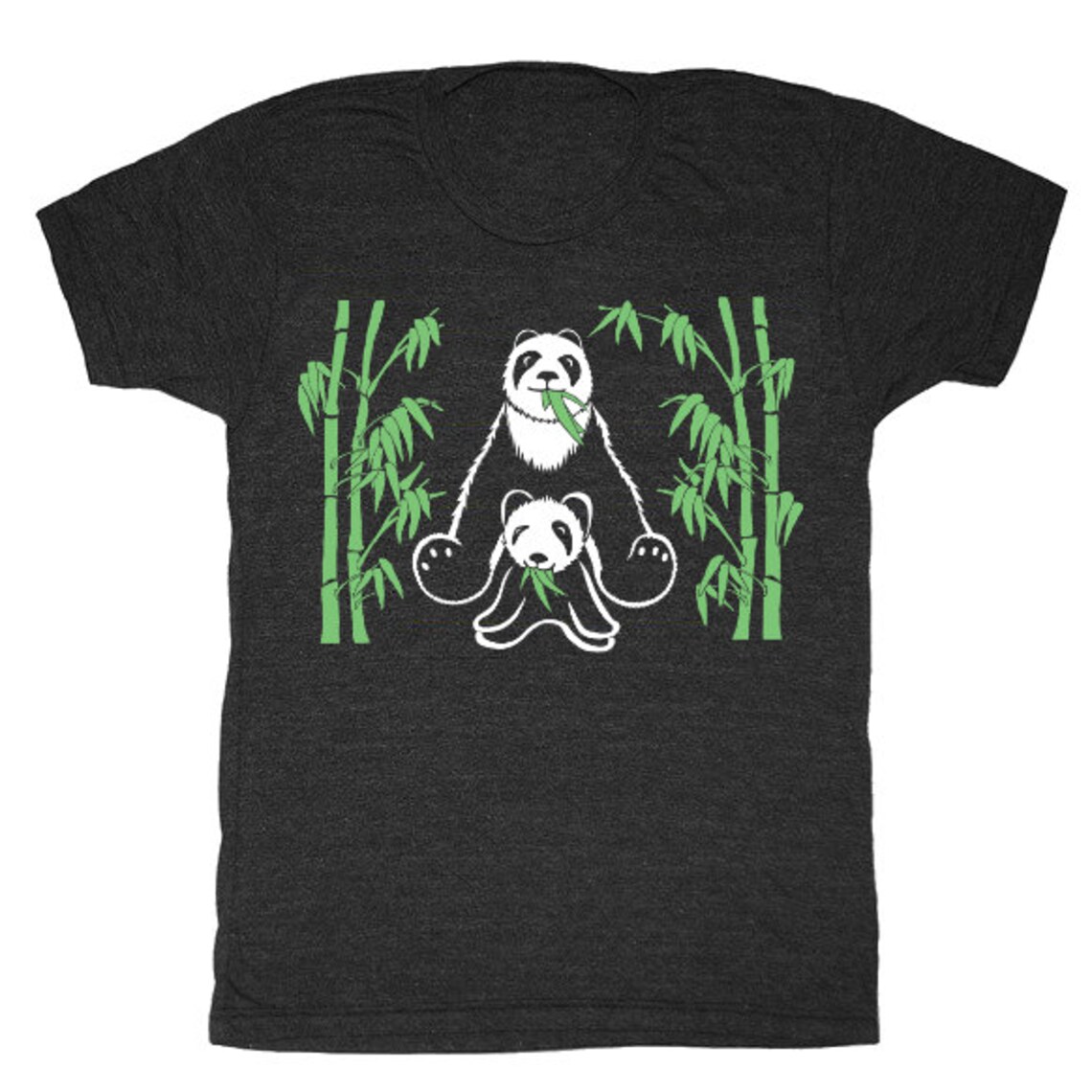 Bamboo Pandas Tshirt Unisex SMALL Mens Womens Tee Panda Etsy