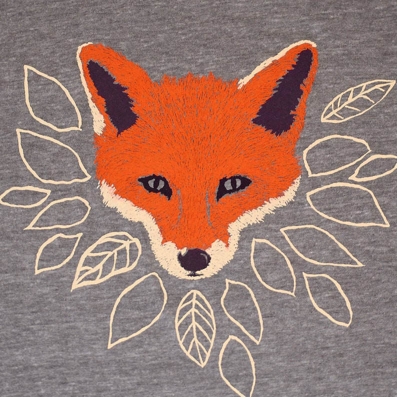 KIDS Fox T-shirt Youth MD Boy Girl Youth Toddler Children Tee Shirt Cute Forest Nature Fantastic Mr Animal What Would The Fox Say Tshirt image 2