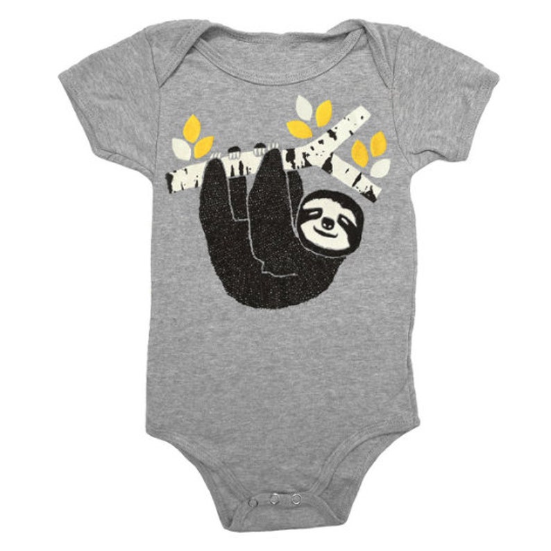 BABY Sloth Infant One-Piece Boy Romper Girl Jumper Newborn | Etsy