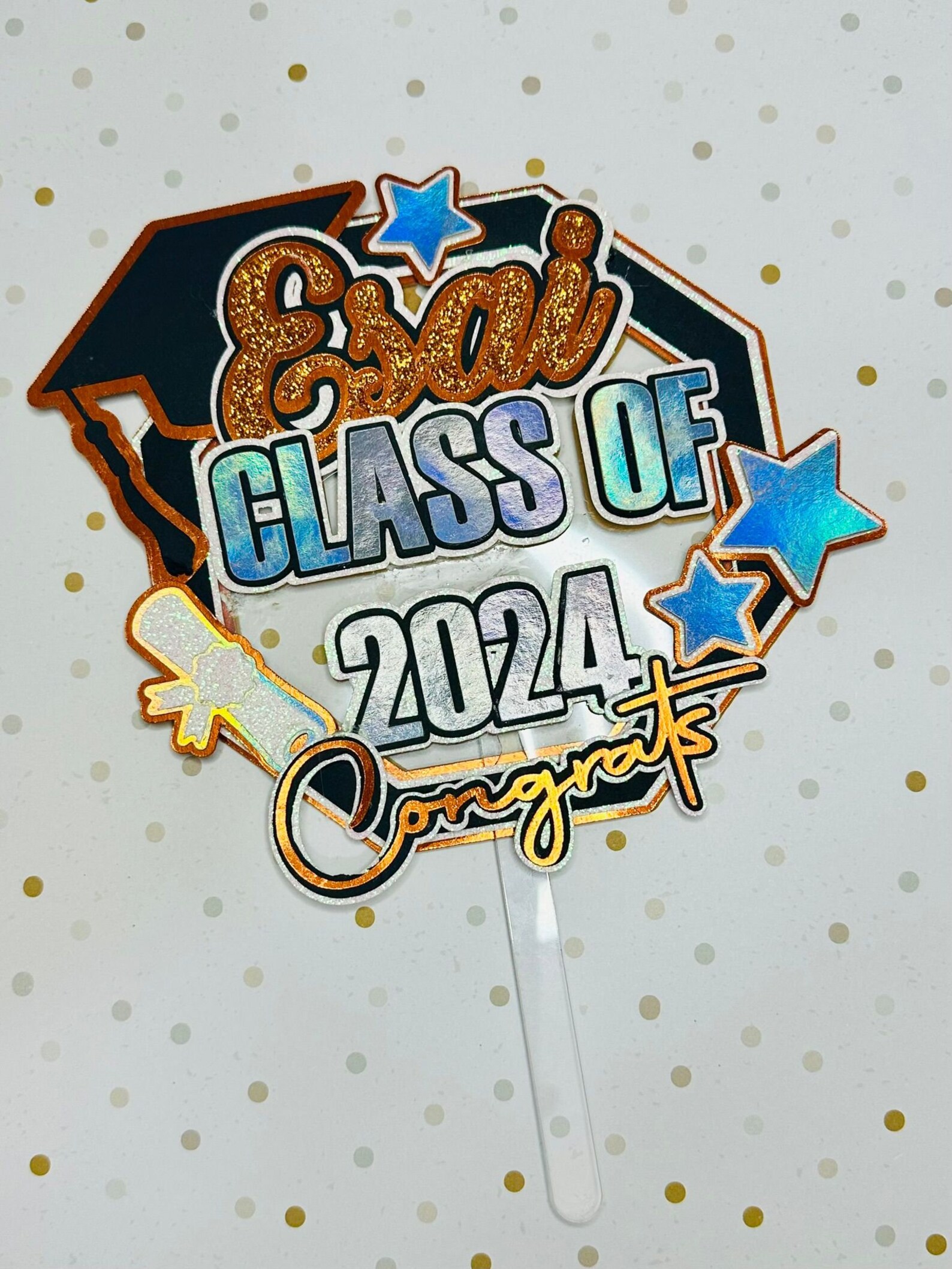 Graduation Cake Topper/ Class of Topper - Etsy