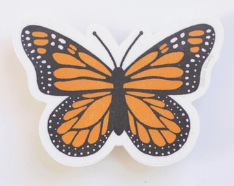 Monarch Butterfly Vinyl Sticker | Nature Sticker | Butterfly Sticker | Vinyl Sticker | Water Bottle Sticker | Laptop Sticker Decal