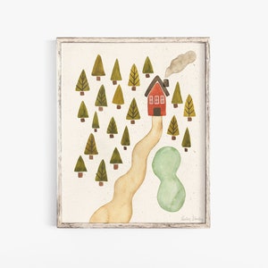 Forest Home Wall Art Print