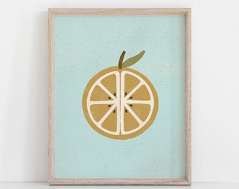 Orange Wall Art Print