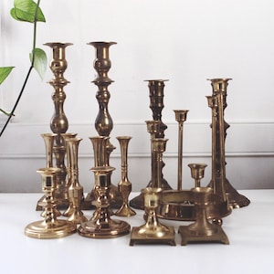 英国ビンテージ、キャンドルホルダー２点セット ヴィンテージ キャンドルホルダー 2個セット - Etsy 日本