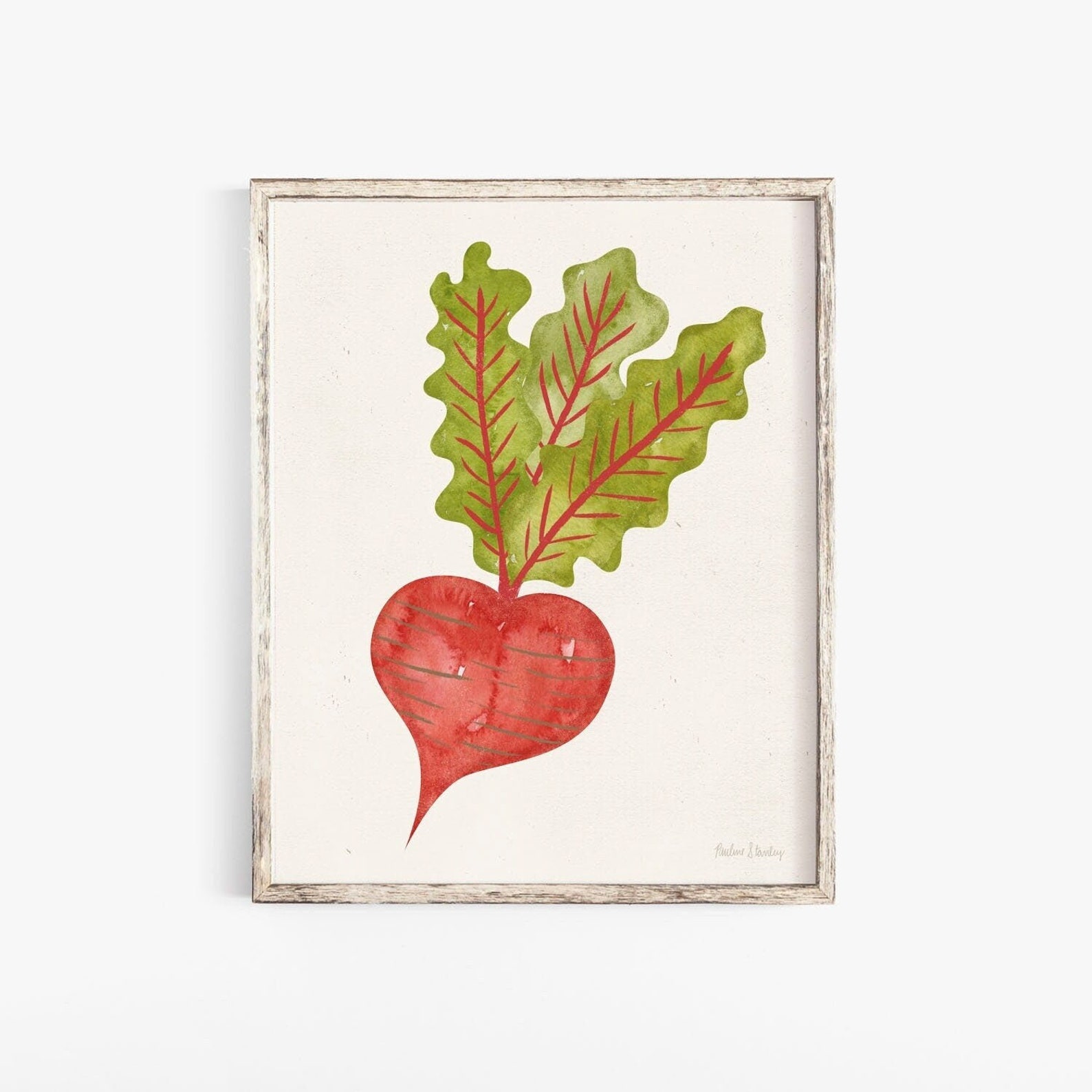 Beets Watercolor Wall Art Print - Etsy