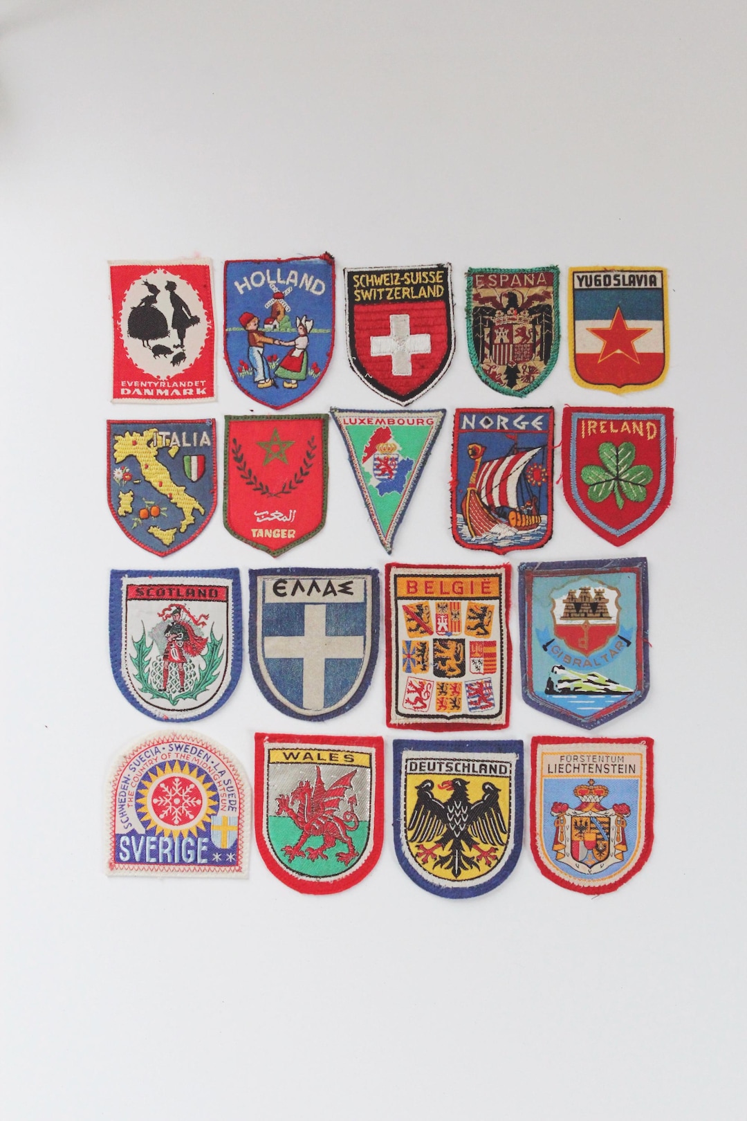 Vintage Patch With Framing Options - Europe Collection 2 | Vintage ...