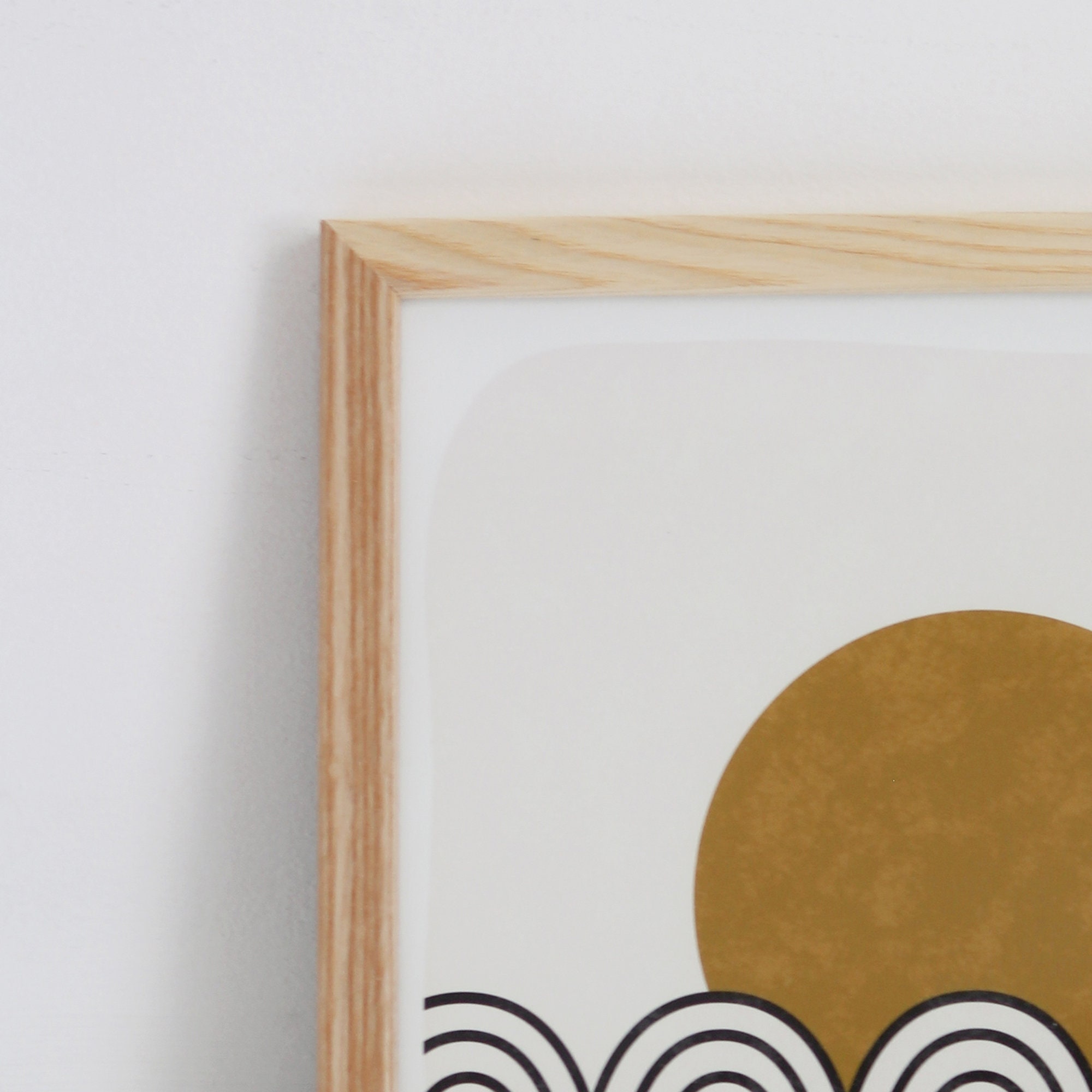 Classic Wood Frame Framing Service ADD ON Professionally Assembled and Ready to Hang www