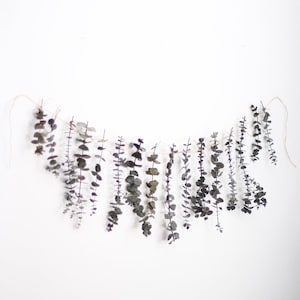 Eukalyptus Bunting Kit | Eukalyptus-Wand-Dekor | Skandinavischen Dekor | Minimalistische Dekor | Urlaub Dekor | DIY-Kit | Eukalyptus-Girlande