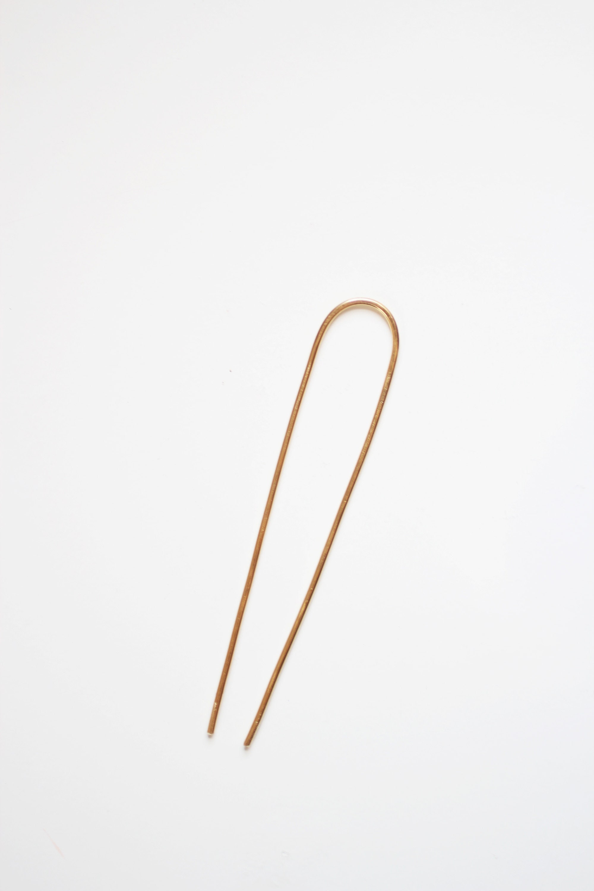 Arch Brass Hair Pin Brass Hair Clip Brass Hair Stick Etsy