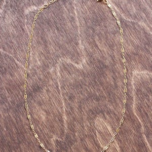 Dapped Chain Choker Necklace 14k Gold Filled Sterling Silver Layer Necklace Fine Gold Choker Layered Choker image 2