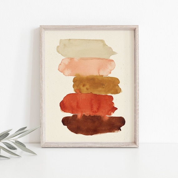Watercolor Swatches Fine Art Print Watercolor Swatches Fine Art Print