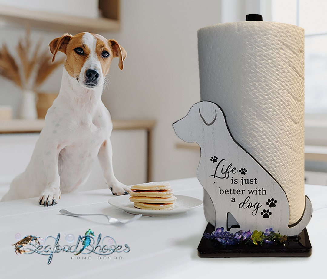 Dog Animal Kitchen Roll Holder Animal Unusual Kitchen Roll Holder