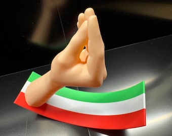 Schwungvolle italienische Handgeste