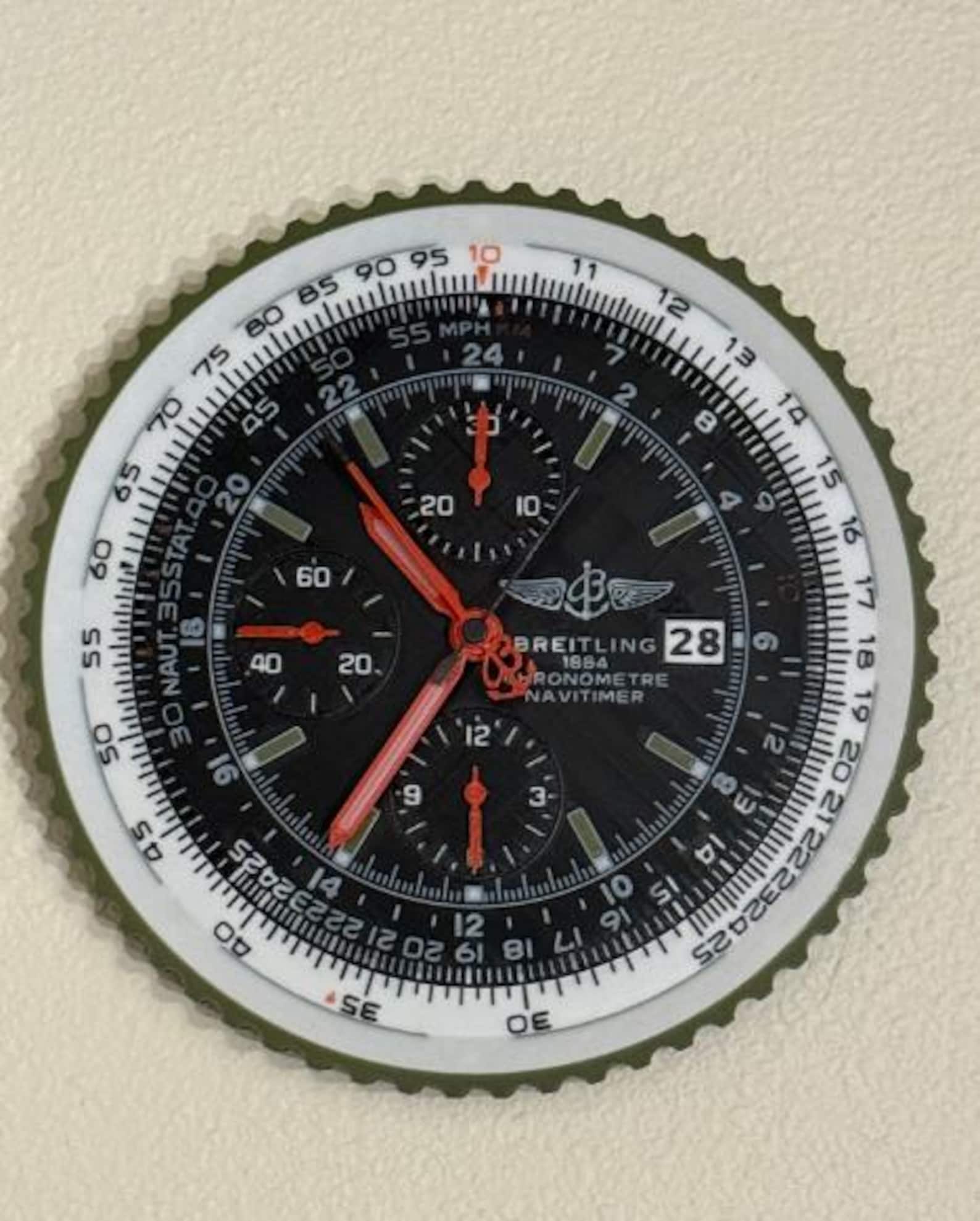 Breitling Navitimer Wall Clock - Gift for Him / Workshop / Office - Etsy