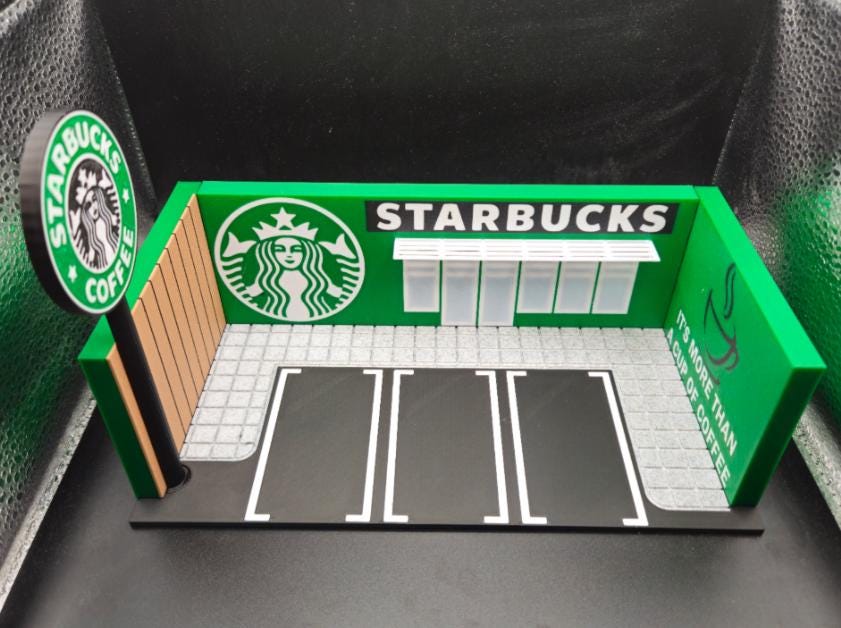 Starbucks diorama 1:64 - Etsy 日本