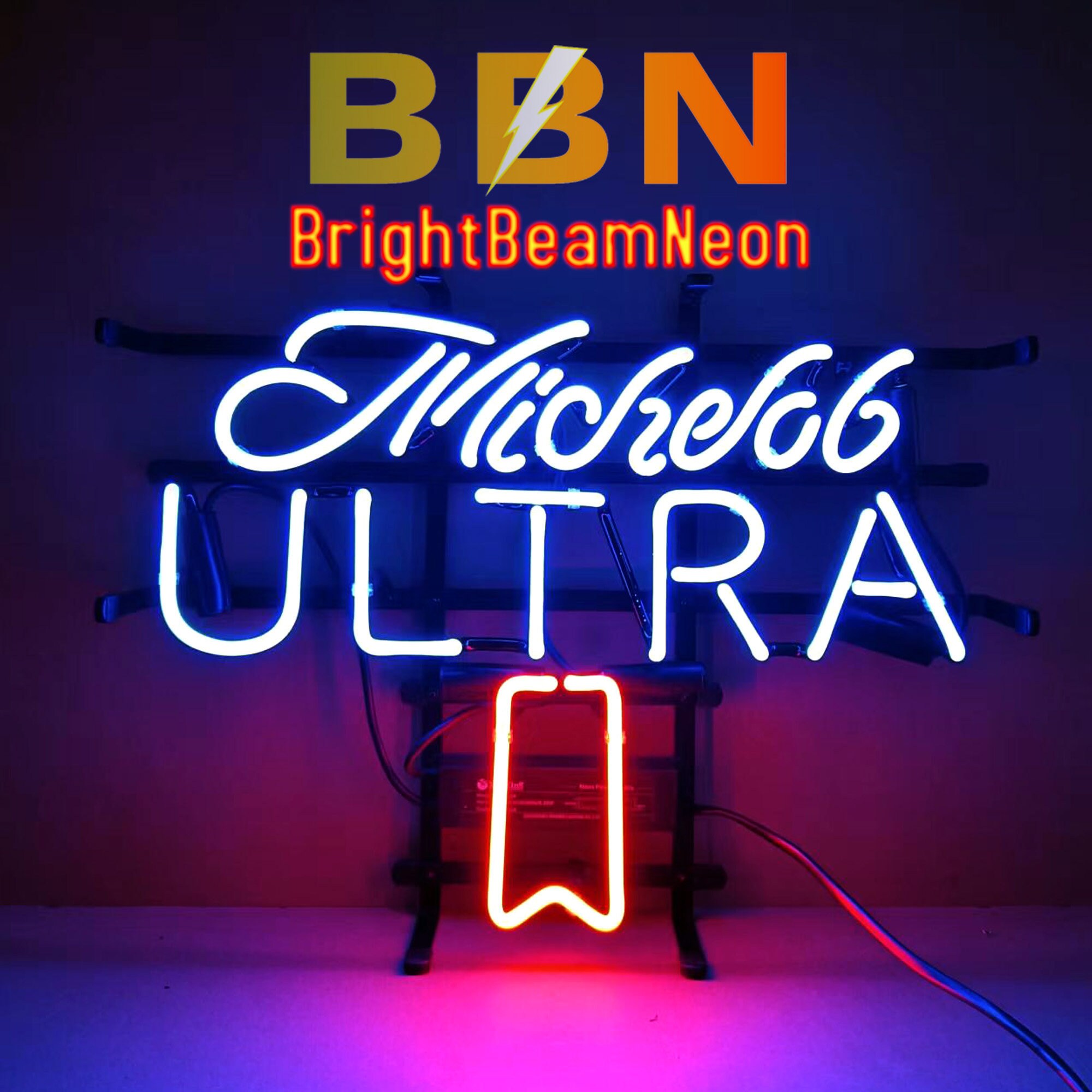 Michelob Ultra Neon Beer Sign Beer Bar Decor Wall Art Man