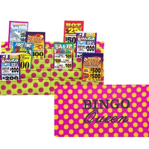 Le porte-cartes de bingo mains libres peut contenir 16 languettes, fabriqué par moi aux États-Unis