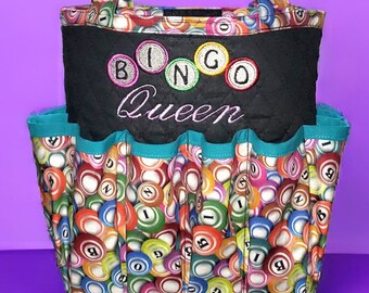 Hand crafted by ME Bingo/Makeup Bag