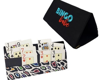 Hands Free BINGO BABE Card Holder for all games plus Bingo tab dab