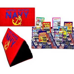 Hands Free Spielkartenhalter Bingo mit Griffen 16 Tab Dab US Navy