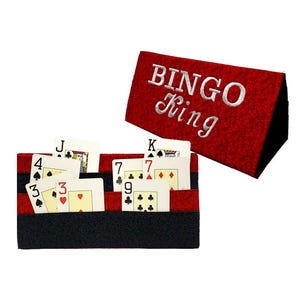 Suporte para cartas de baralho Bingo King Hands Free para todos os jogos, além de Bingo Tab Dab