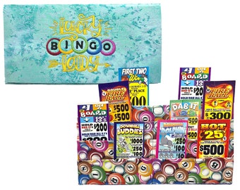 Hands Free Lucky Bingo Lady Kartenhalter für Spiele plus Bingo hält 16 Tab Dab
