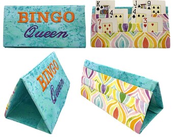Bingo Queen Hands Free Playing Card Holder for all games plus Bingo tab dab