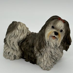 Maltese Castagna 1988l VTG dog figurine, dog sculptures Maltese dog décor, vintage dog lover Dog Great detail