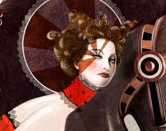 Amanda Palmer Tarot Illustration Art Print - Digital Download