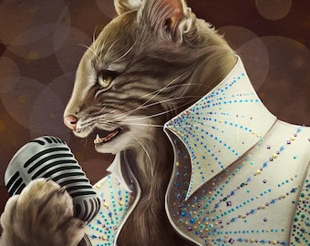 Elvis Petme Print
