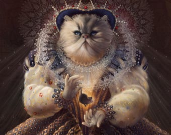 Queen Elhissabeth Print