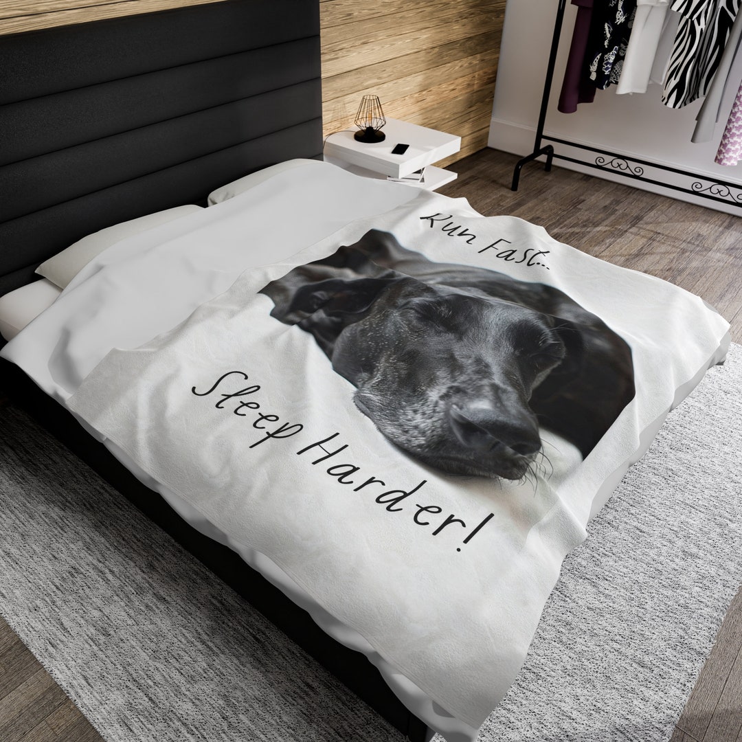 Greyhound Throw Blanket, Greyhound Blanket, Whippet, Sighthound