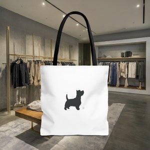 Westie Mom Kosmetiktasche – 23,5 X 17 Cm, Mit Reißverschluss, Aus Leinenstoff, Für Hundeliebhaber